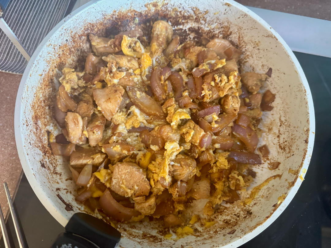 亲子丼-目前我做得最好吃的版本