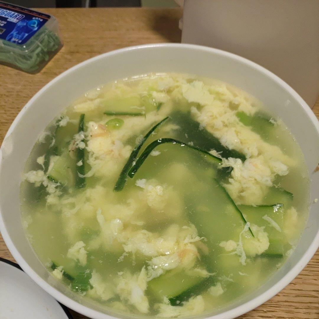 黄瓜鸡蛋汤