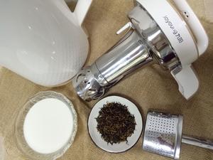 #下午茶#奶茶+紫薯山药卷~绝配（上）的做法 步骤1