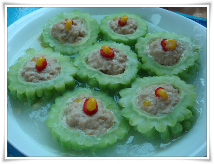 苦瓜蒸肉的做法