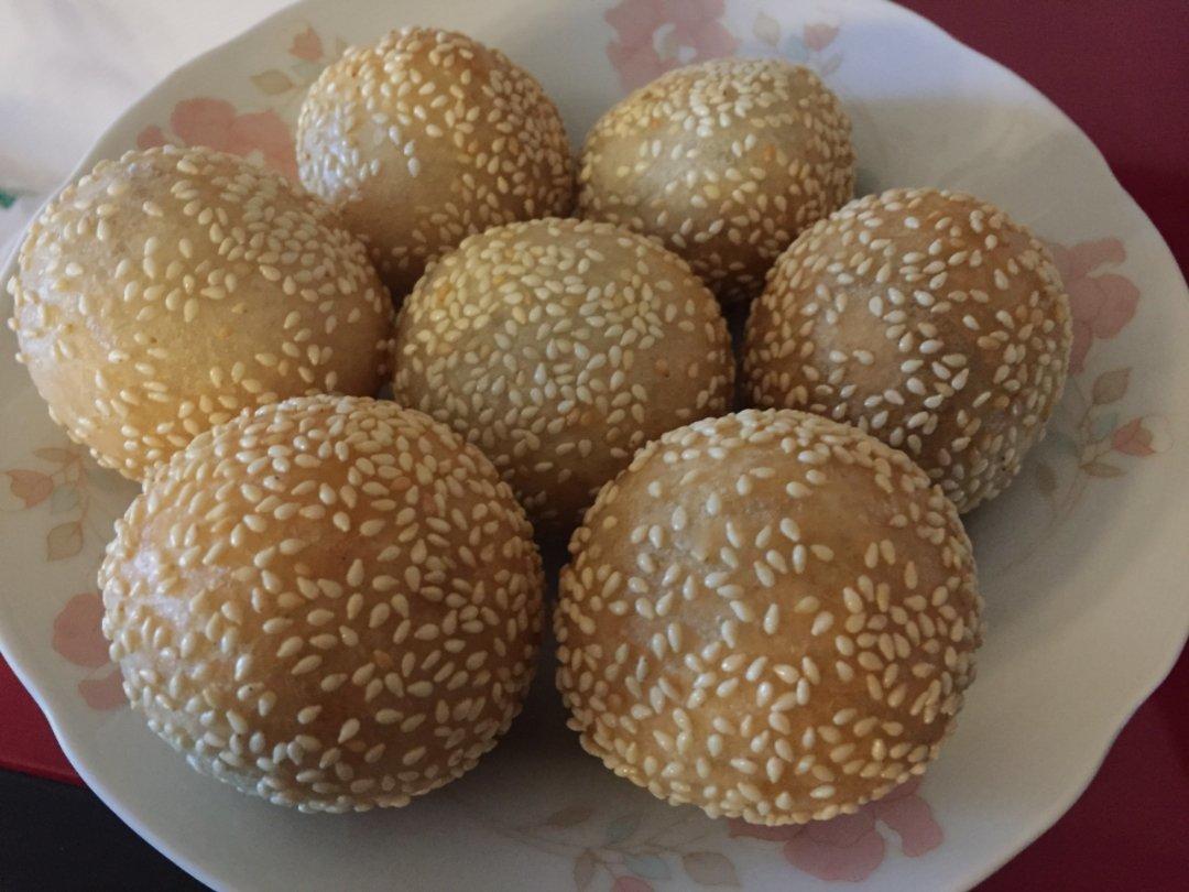 豆沙麻球