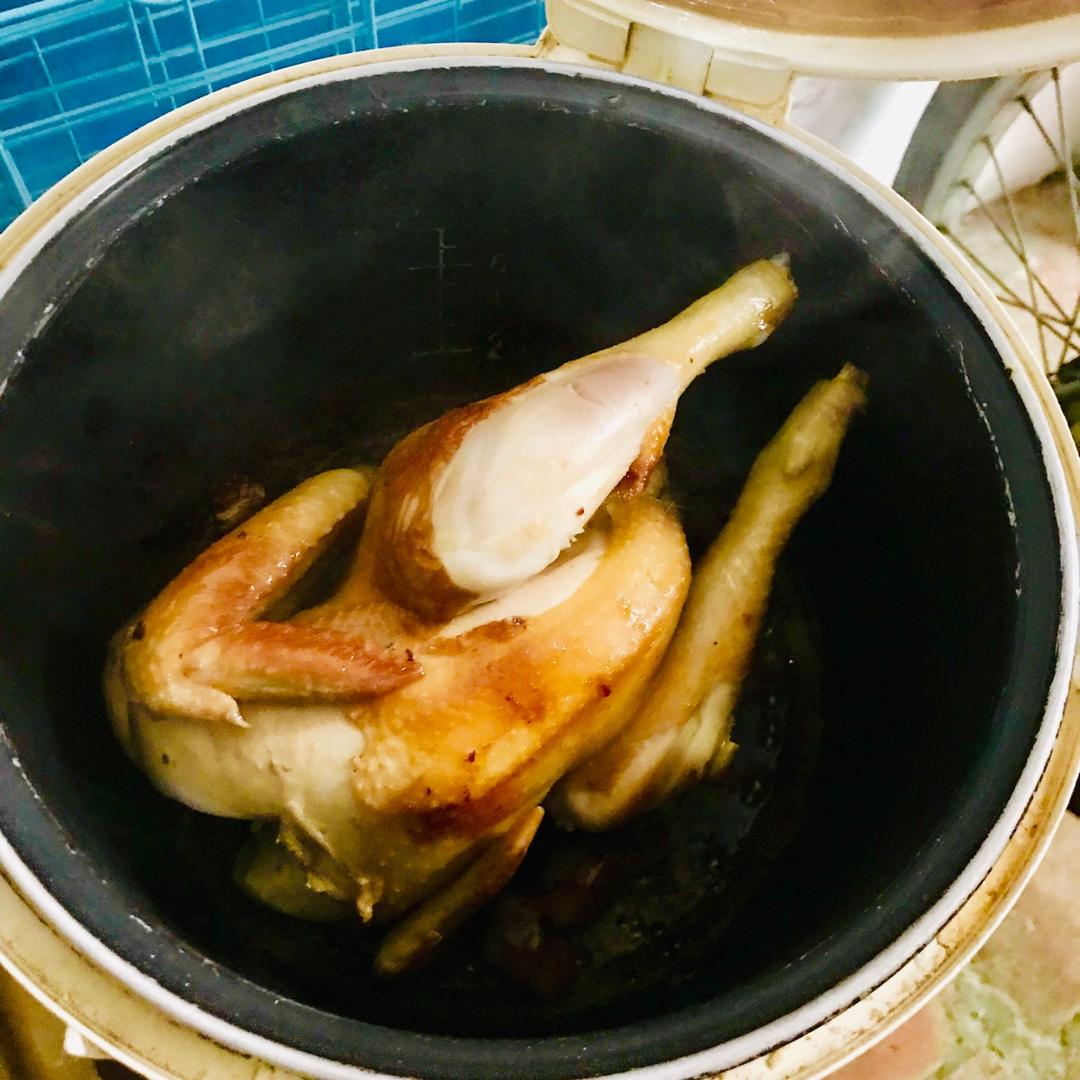 懒人版电饭煲焗鸡