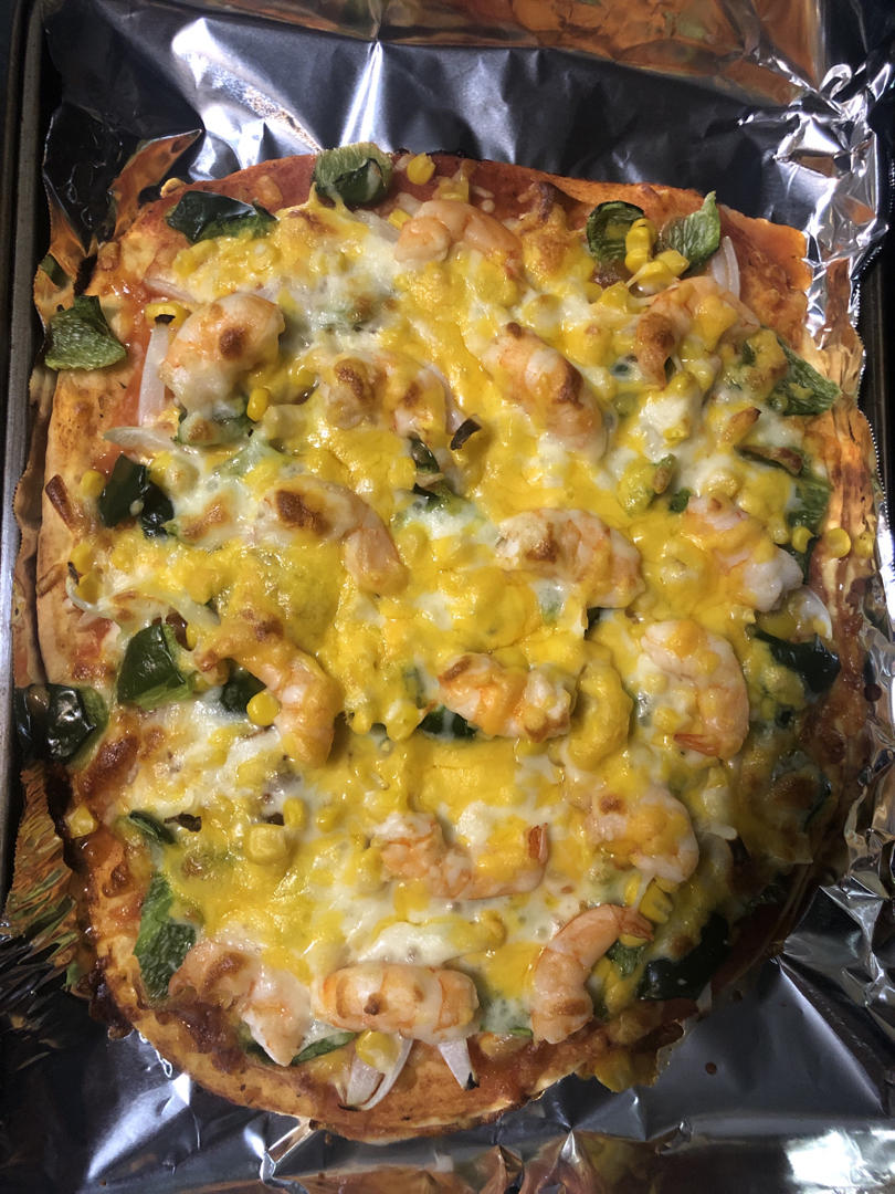 儿童版培根披萨