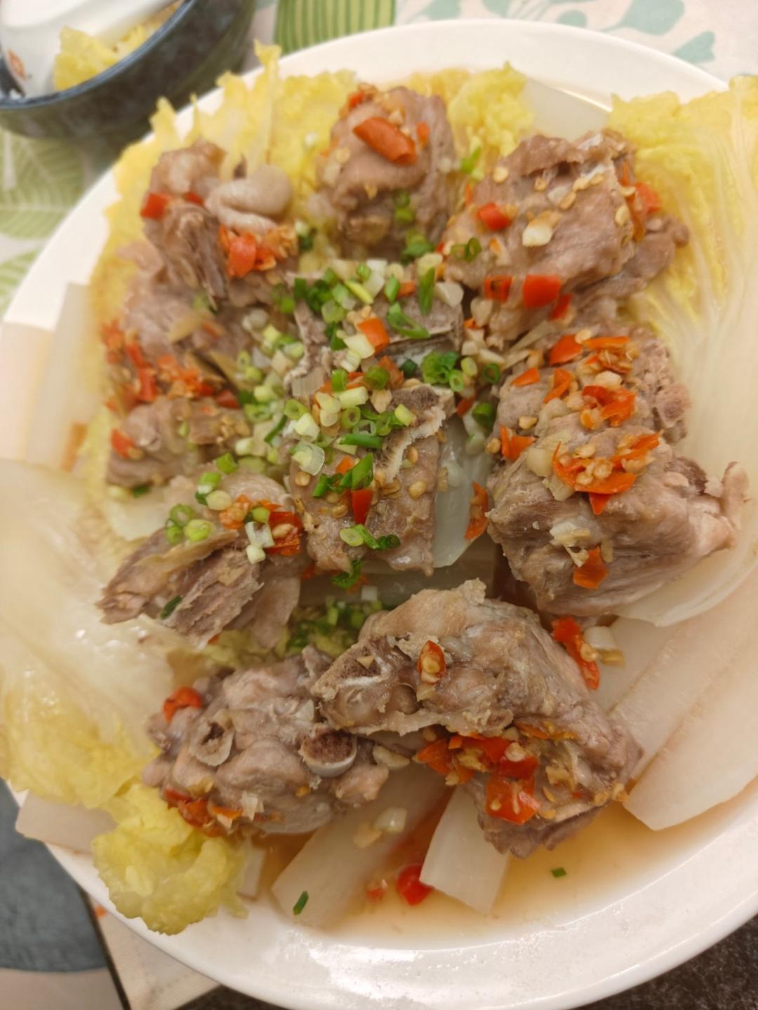 ［湘菜］豆豉剁椒蒸排骨