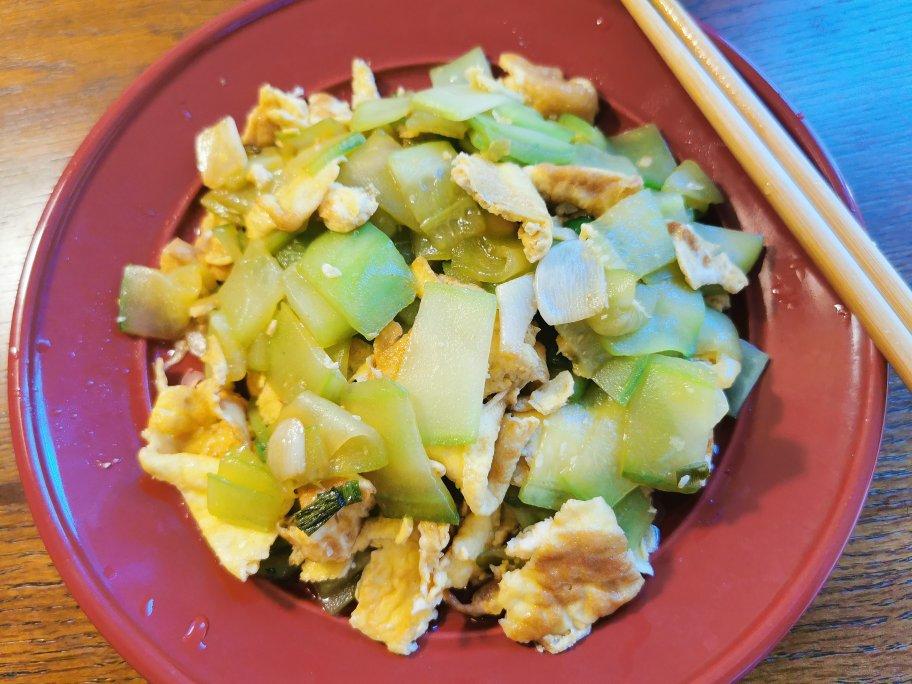 黄瓜炒鸡蛋