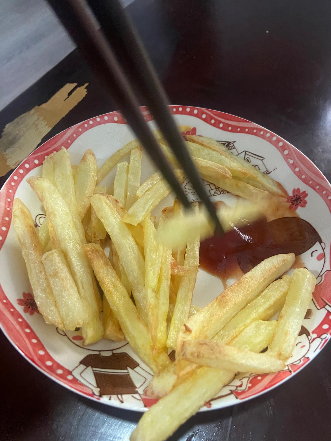 0失败！超简单！很省油！空气炸锅版薯条，现做现吃哦