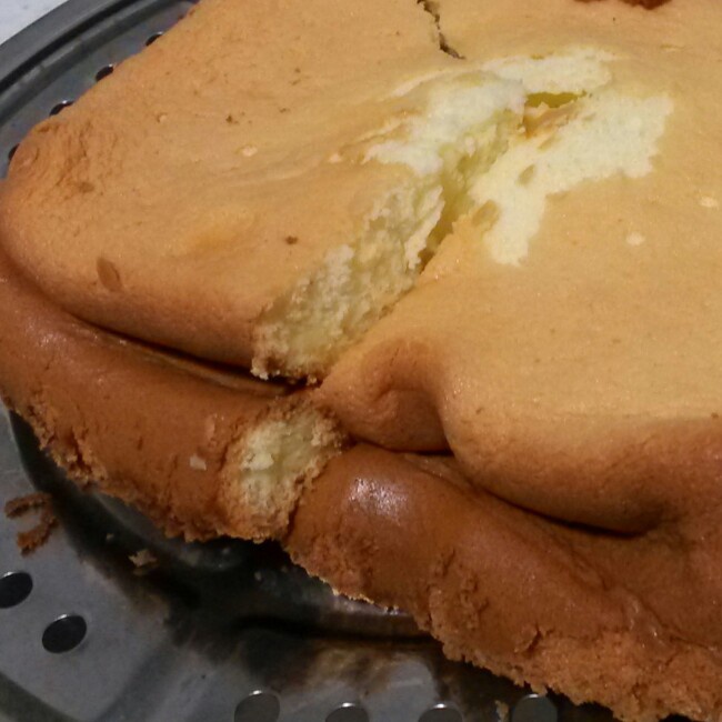 面包机版戚风蛋糕