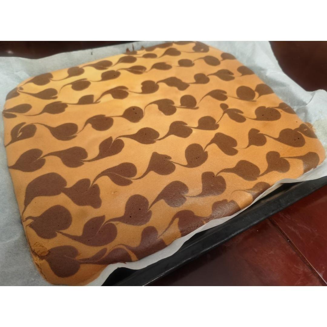 大理石纹巧克力古早蛋糕