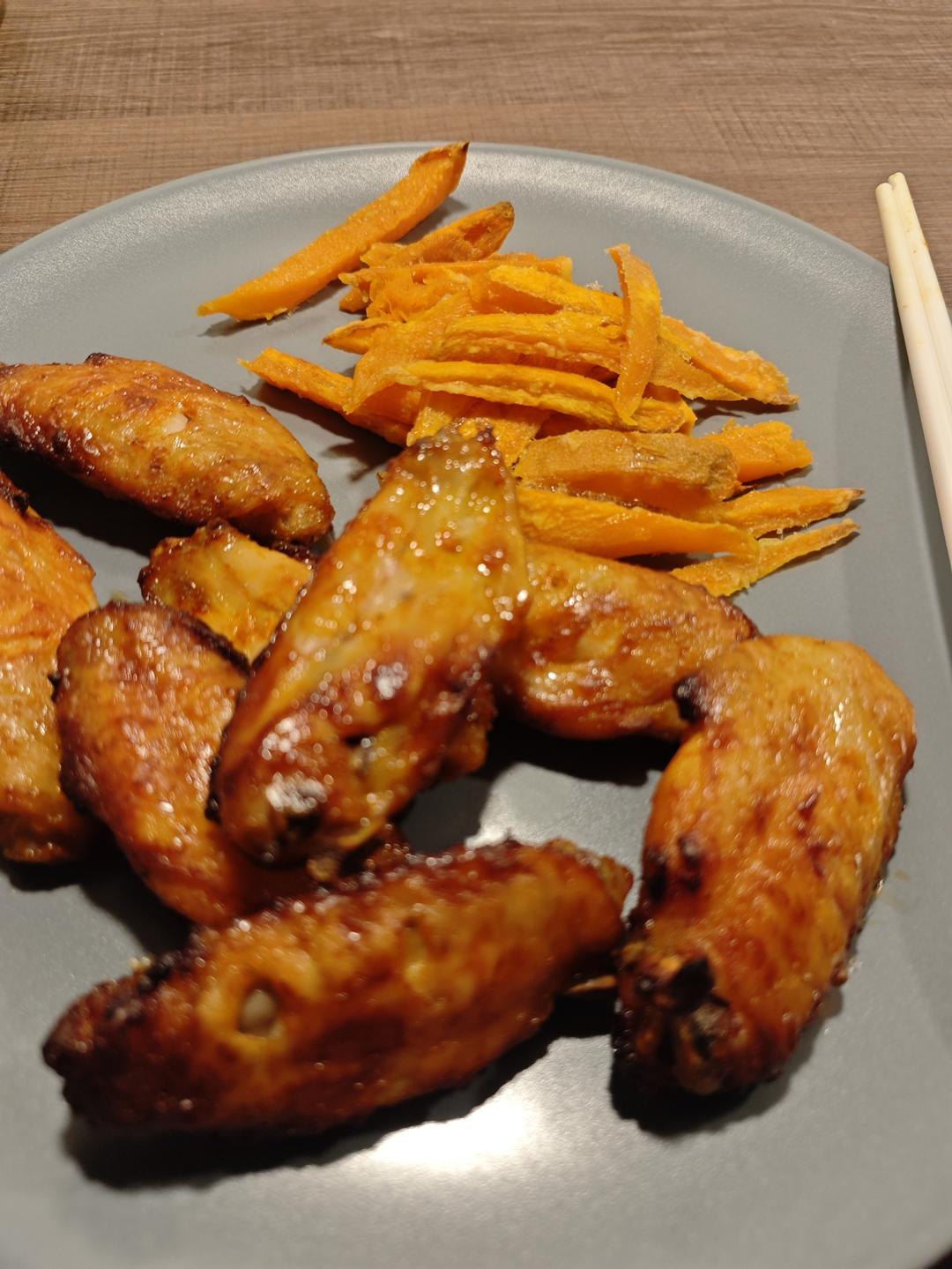 又脆又香的红薯条(烤箱少油版)
