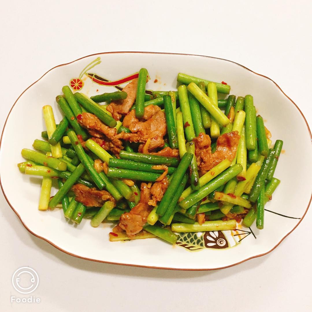 蒜薹炒肉丝