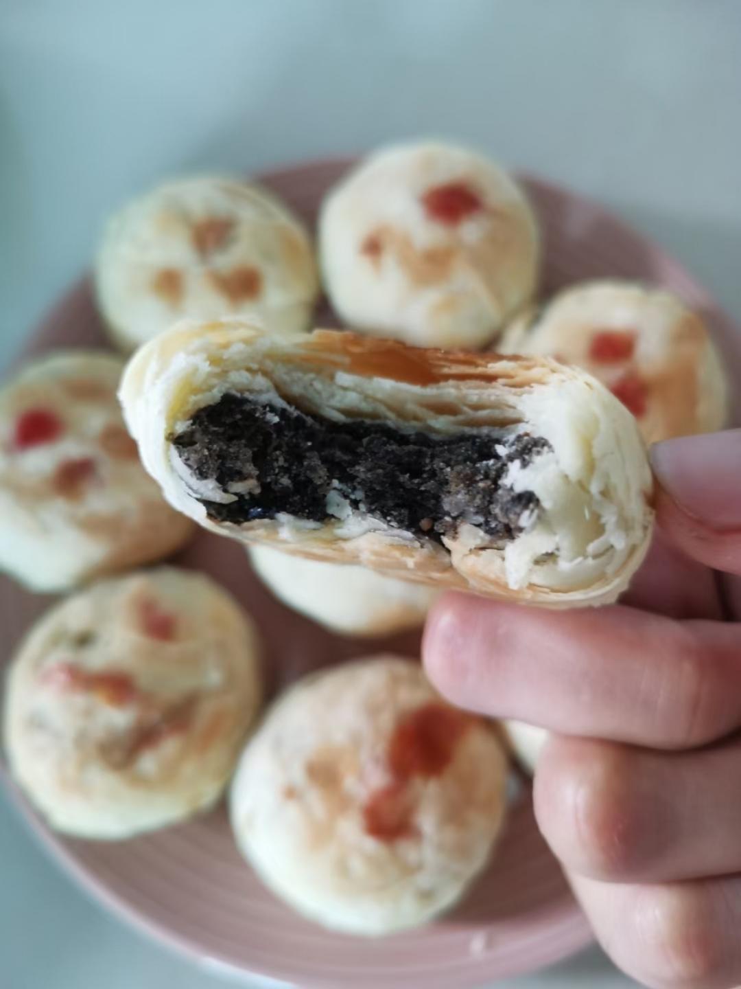 椒盐月饼 月饼 传统苏式月饼