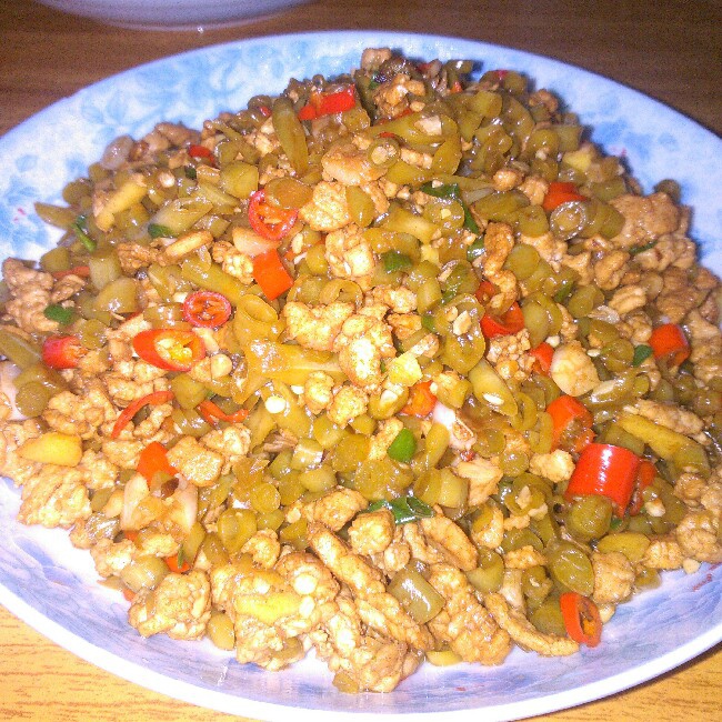 肉末豇豆