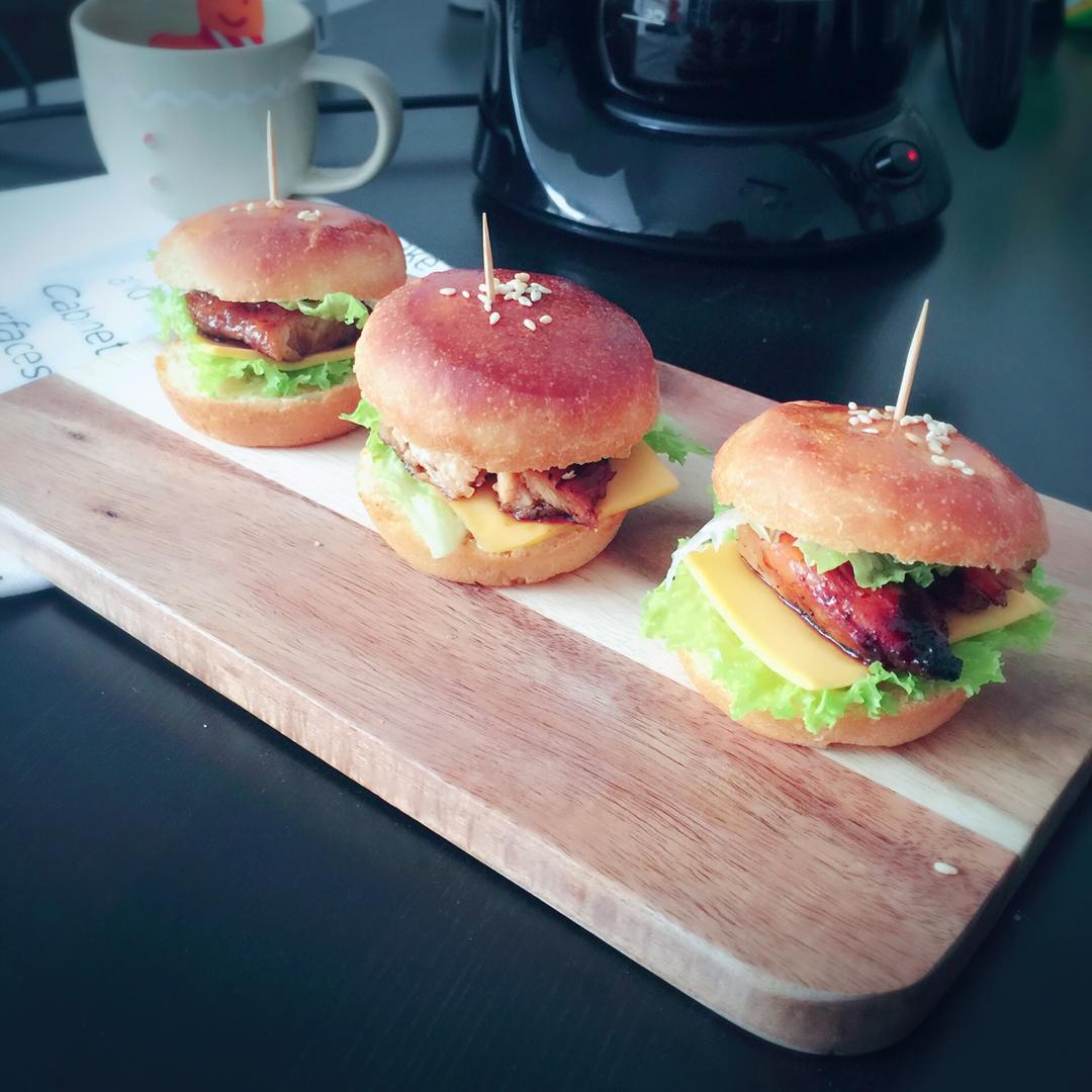 曲沫祈做的mini小汉堡高颜值超好味