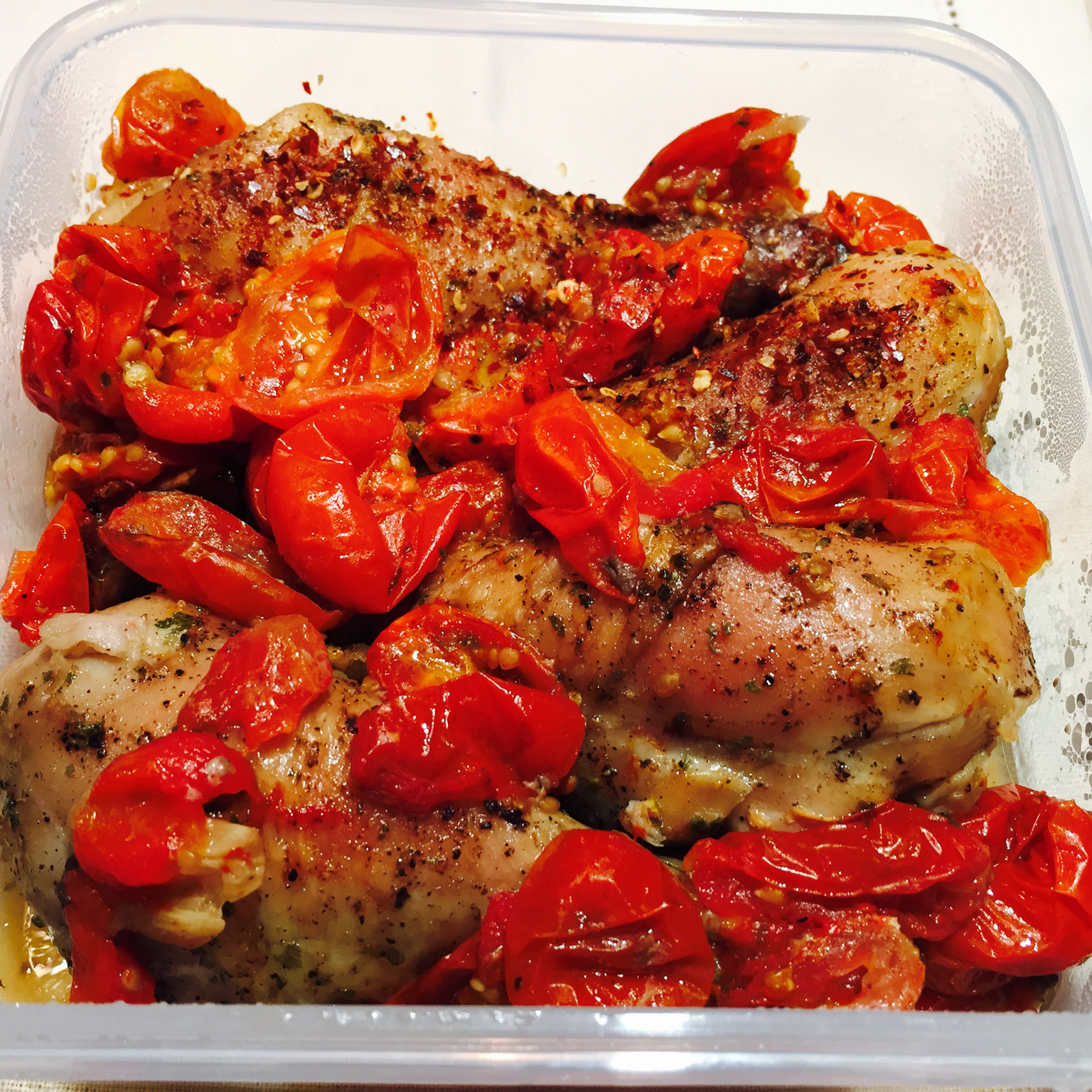 番茄大蒜香草烤鸡腿（庄祖宜）