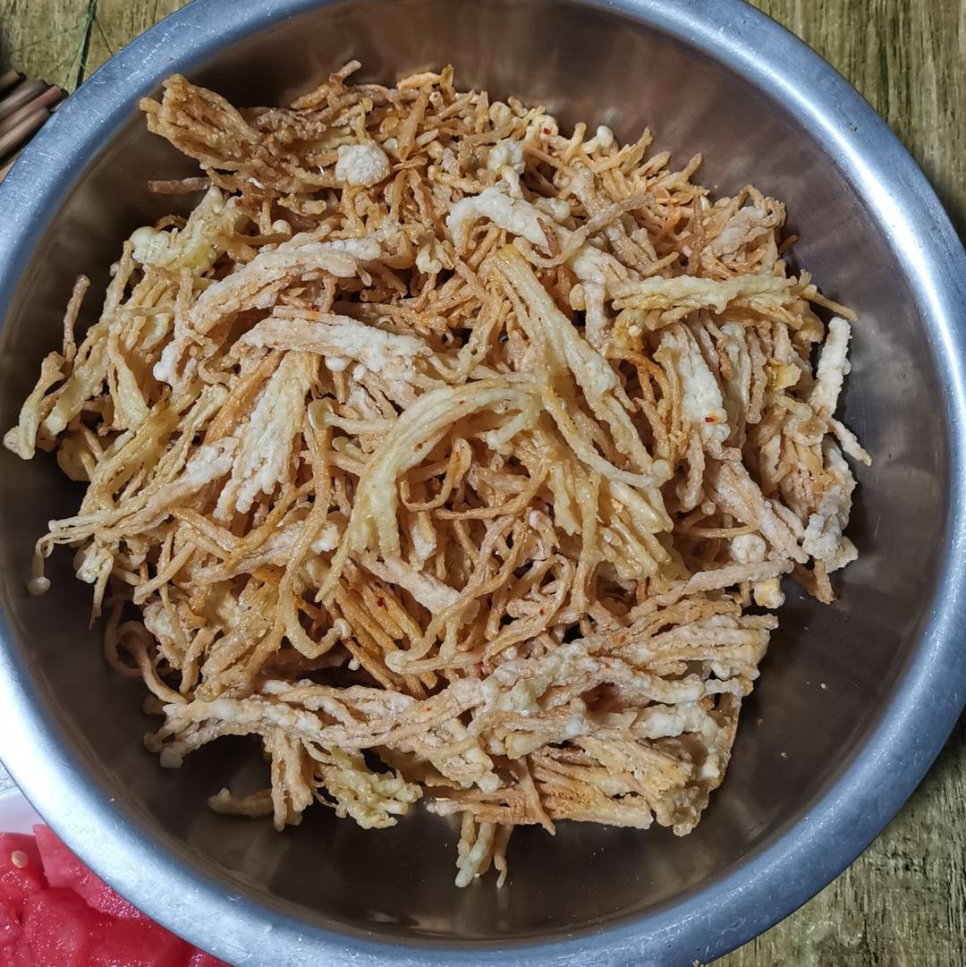 油炸椒盐金针菇
