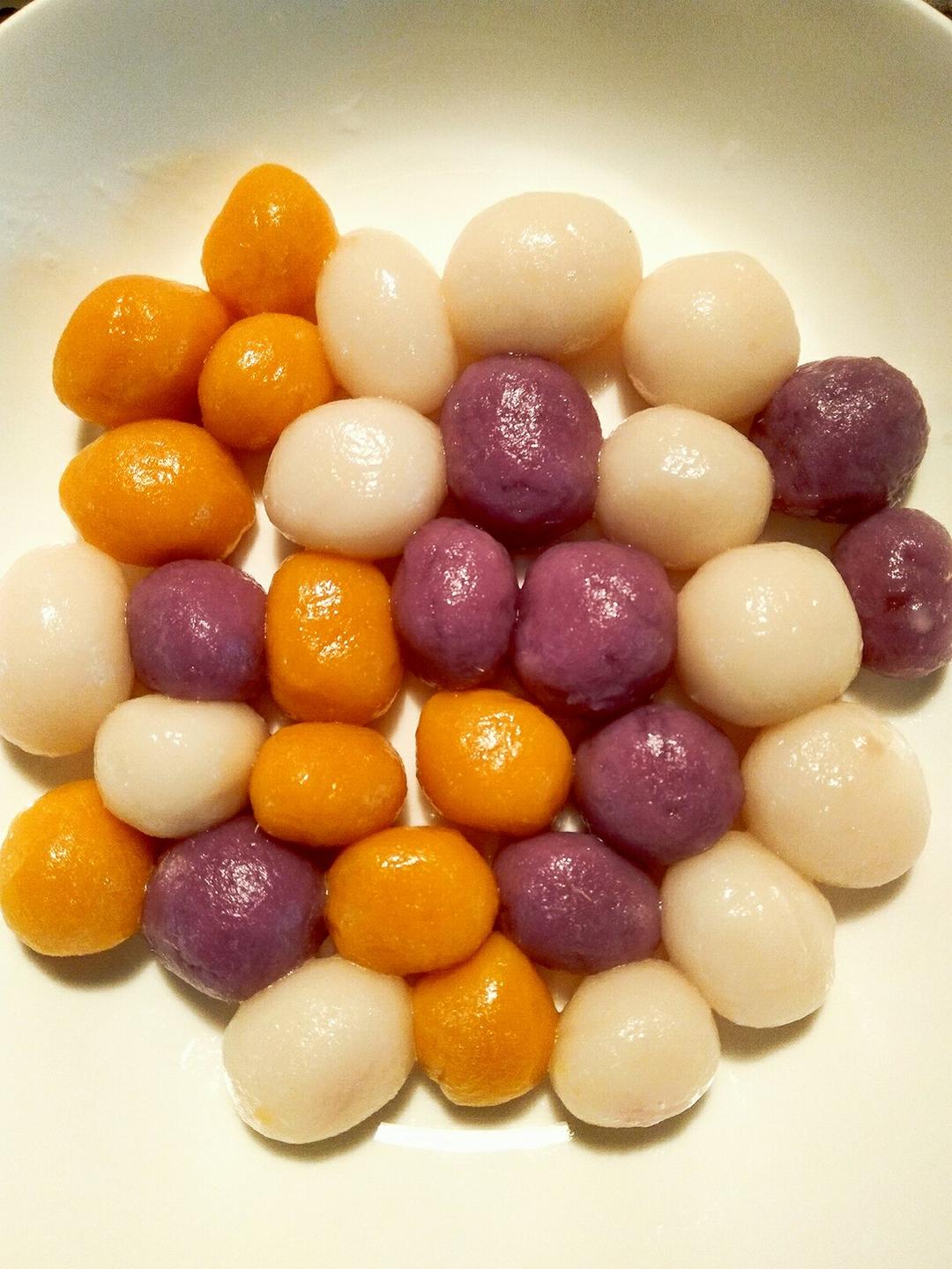 三色汤圆