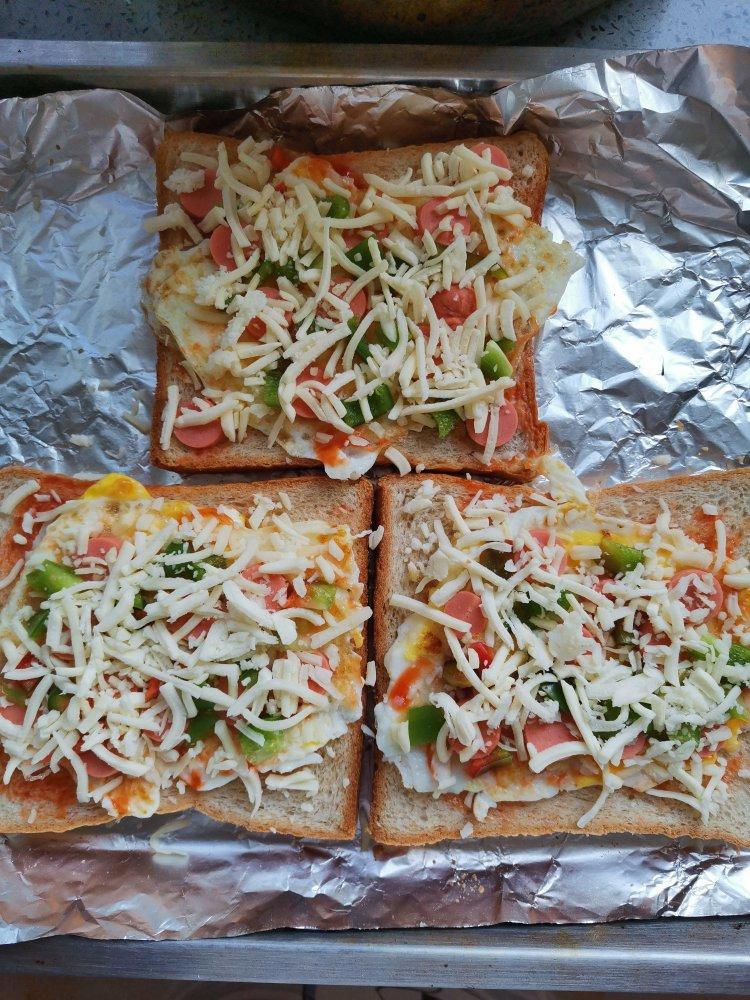 超好吃面包披萨🍕