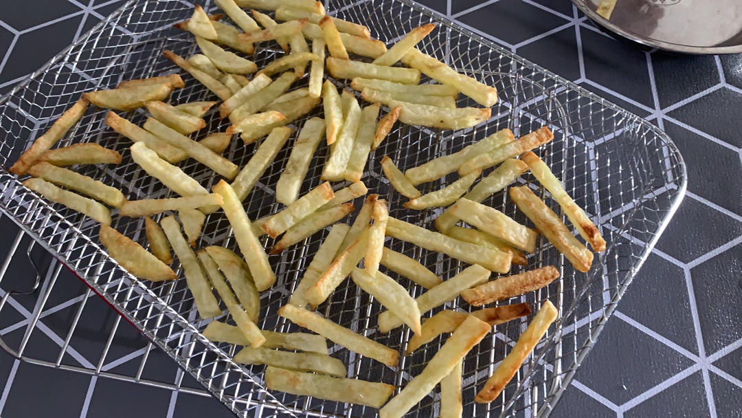 空气炸锅薯条&不用速冻版&超快手 现做现吃