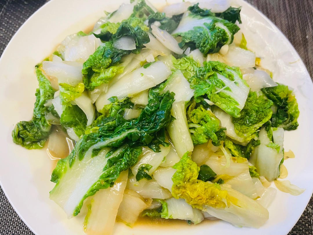 蒜蓉黄心菜