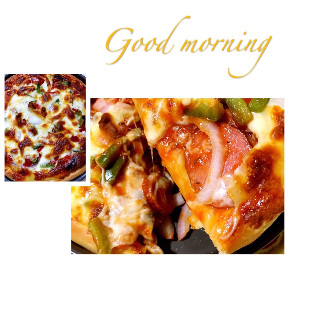 鲜虾培根披萨🍕