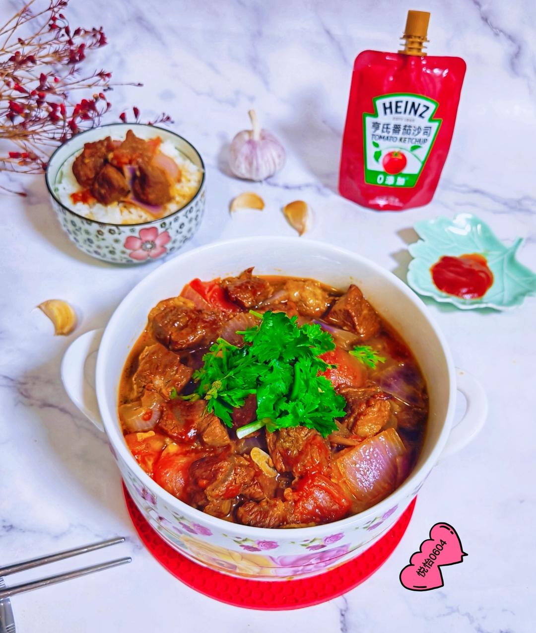 酸爽开胃！ 大快朵颐的番茄沙司炖牛腱