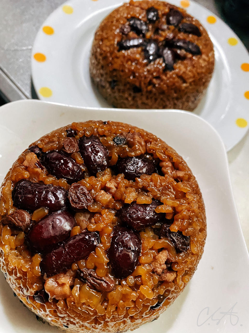 甜甜的红糖糯米饭