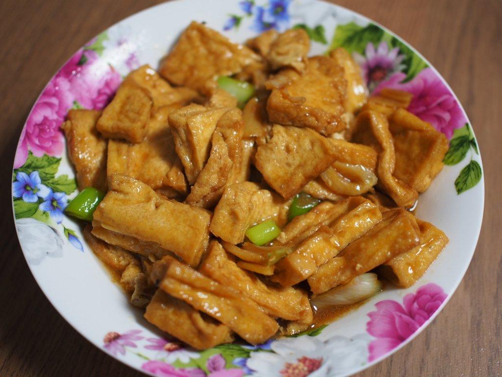 葱烧嫩豆腐