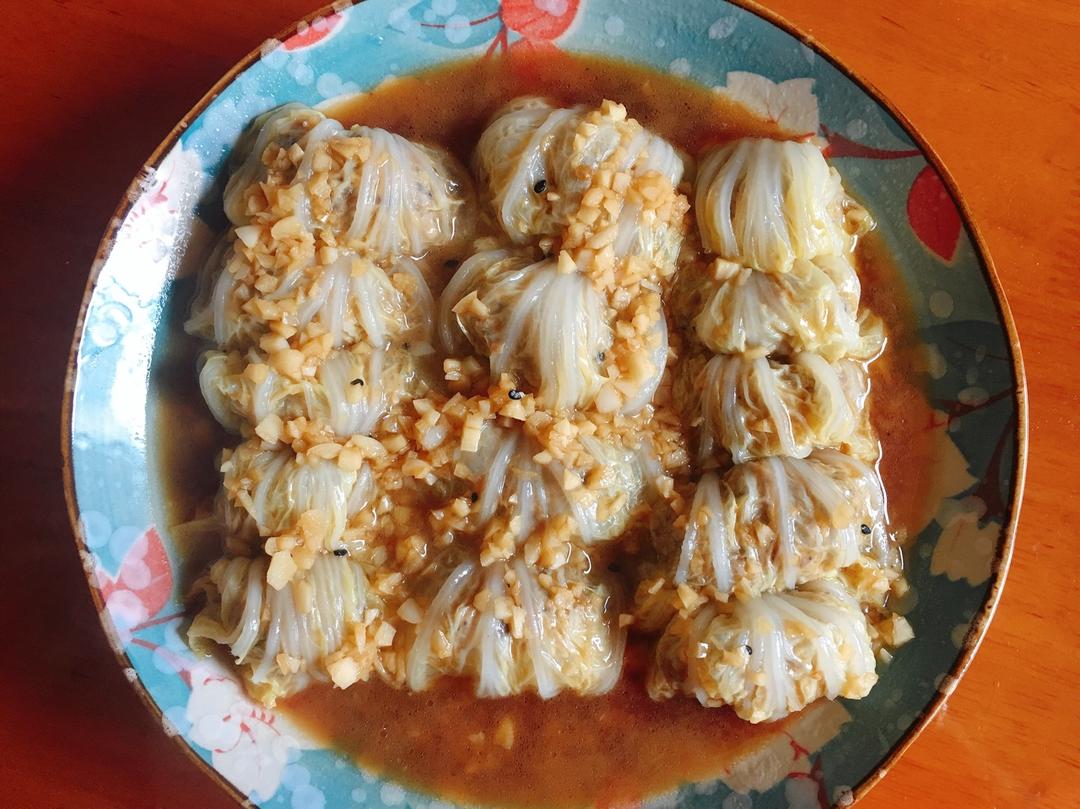 白菜肉糜卷