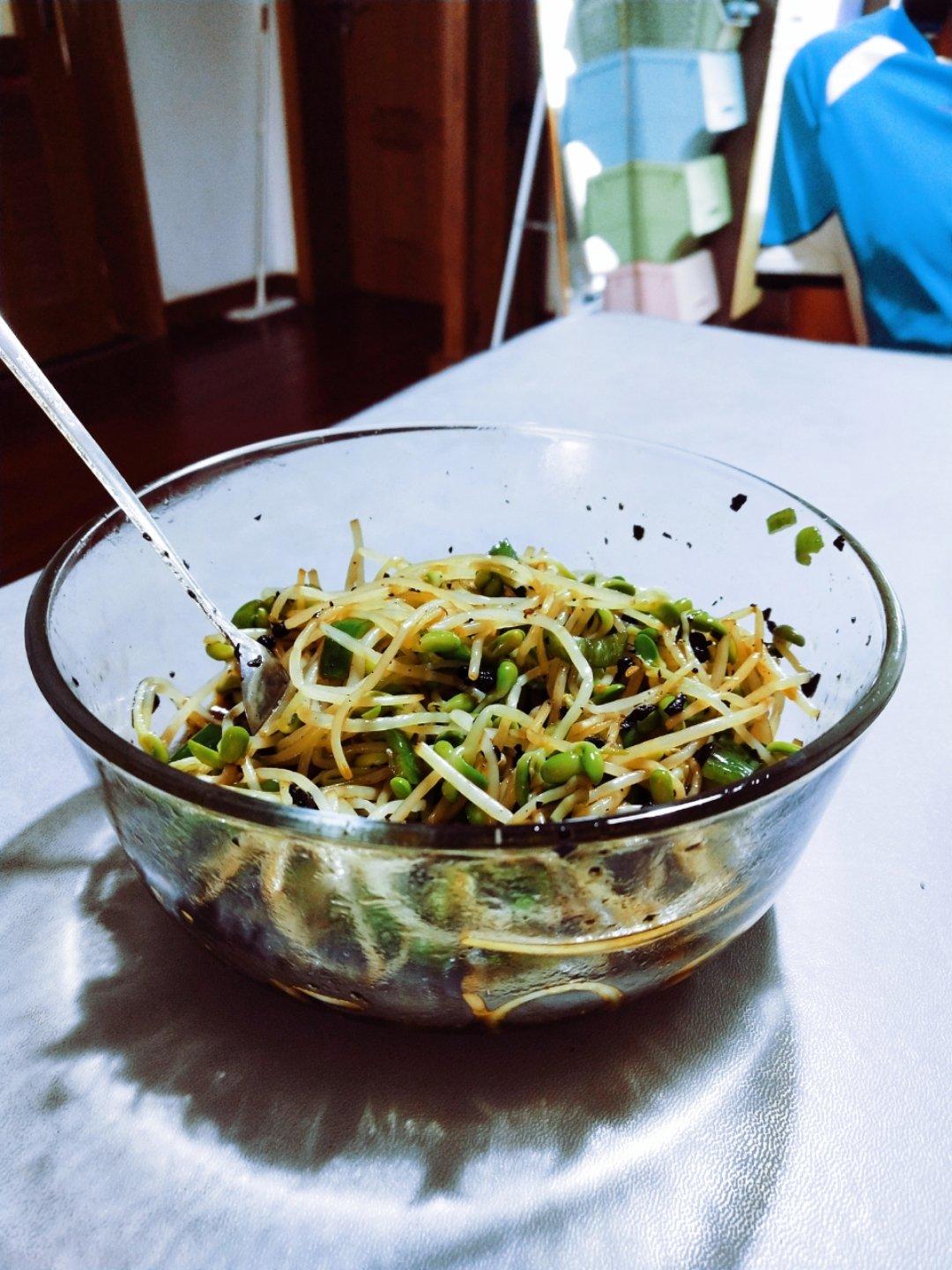 超爽口美味凉拌黄豆芽