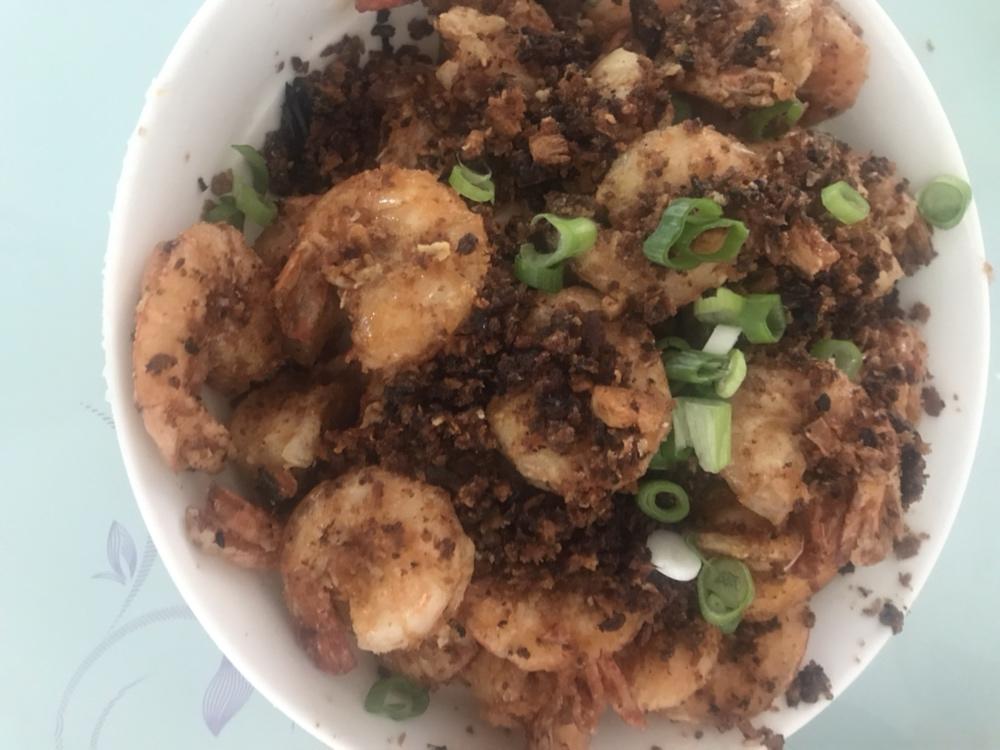 【避风塘香酥虾】