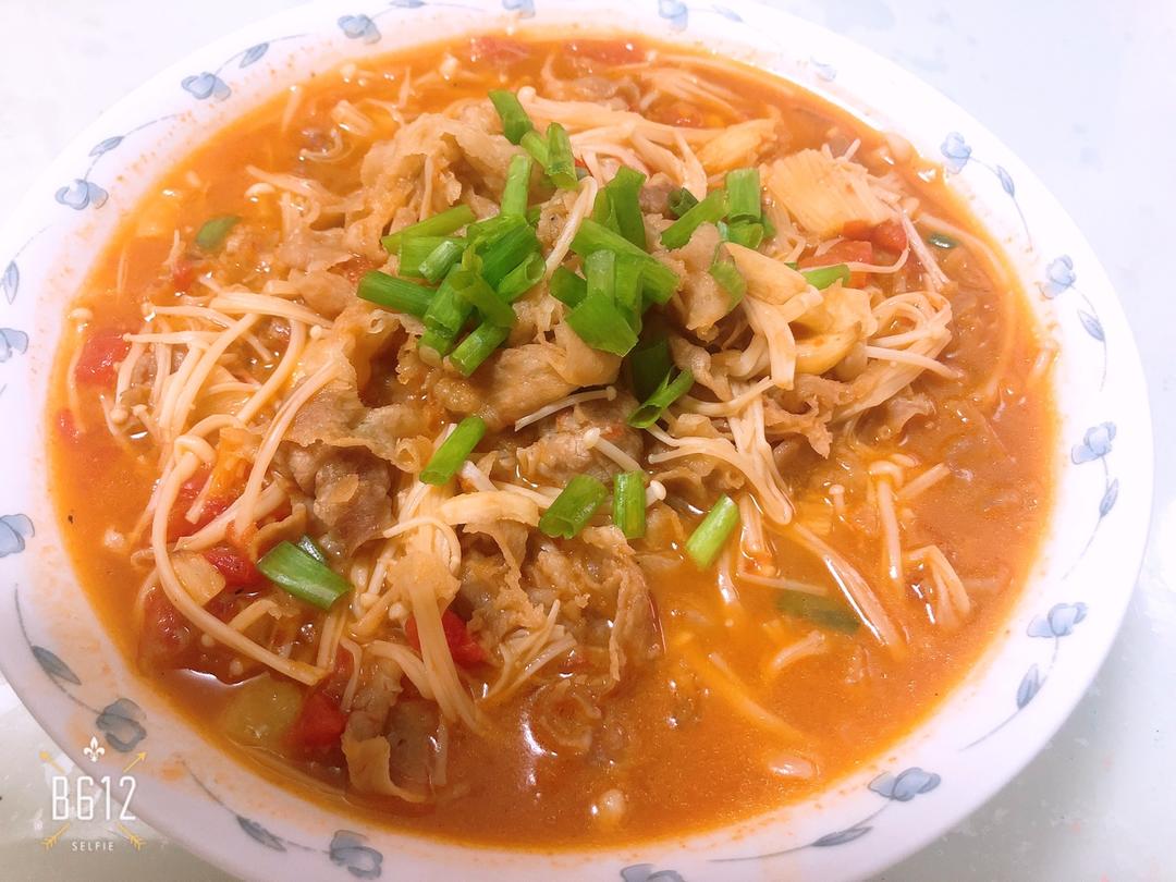 番茄肥牛，特别开胃