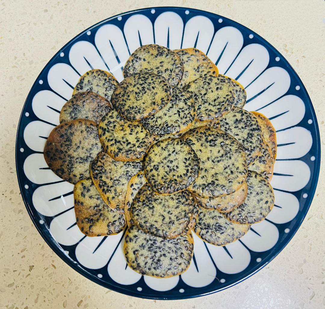 黑芝麻薄脆