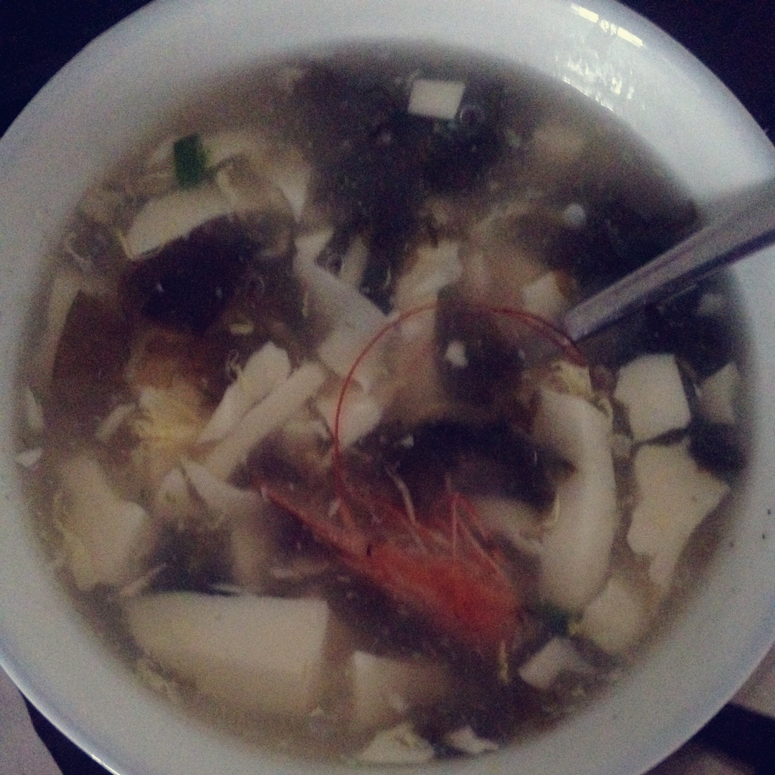 虾头豆腐汤