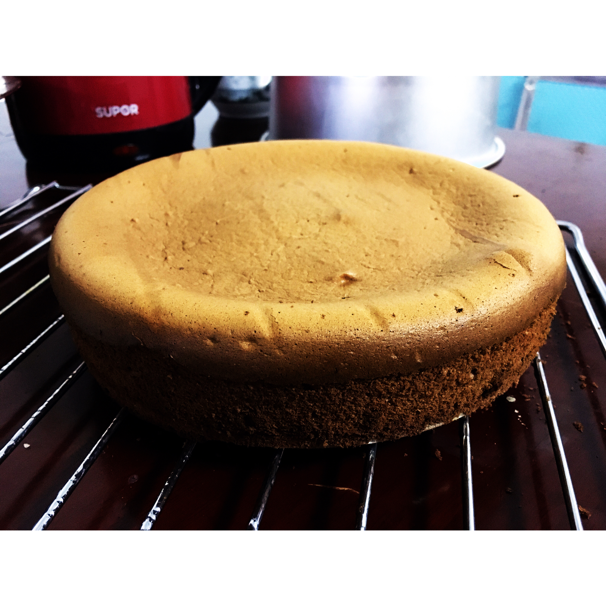 超好记八寸戚风蛋糕（后蛋法）