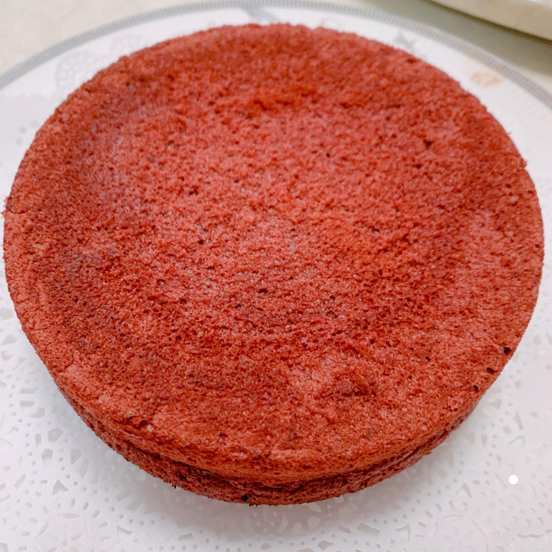 暖心红丝绒蛋糕［6寸绵软戚风版 ］