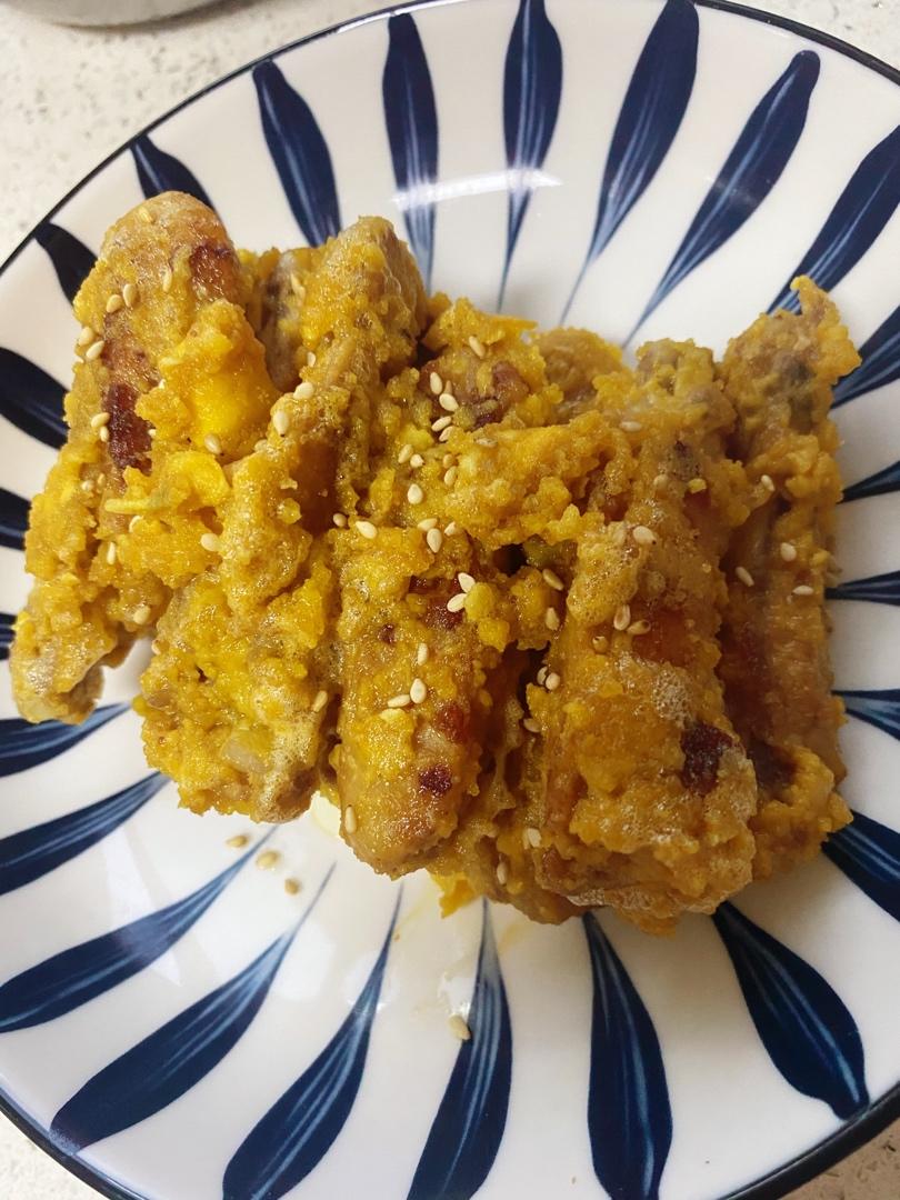 金沙鸡翅【咸蛋黄焗鸡翅】