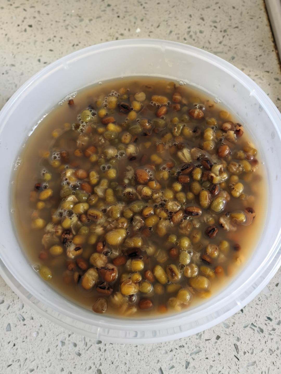 绿豆汤（冷冻加速法）的做法