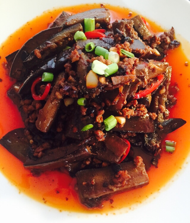 红烧肉沫茄子
