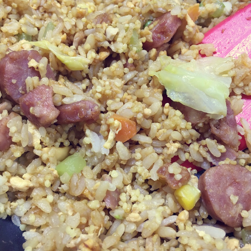 什锦培根炒饭