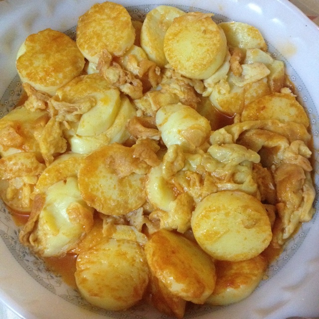 酸甜酱煎日本豆腐