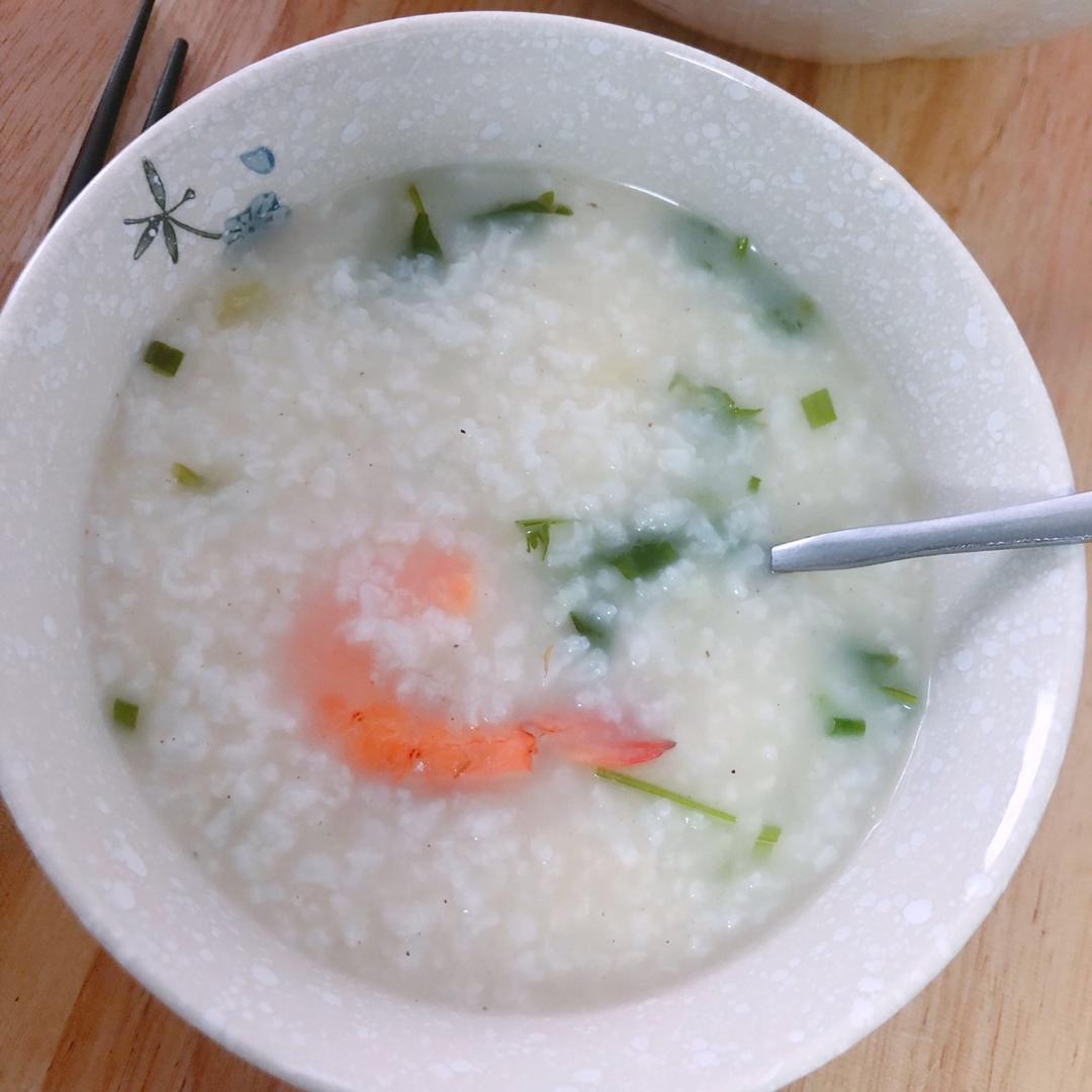 鲜虾砂锅粥