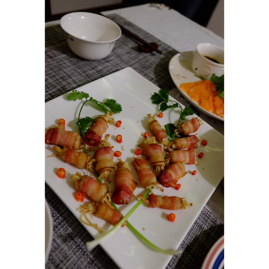 香烤培根金针菇