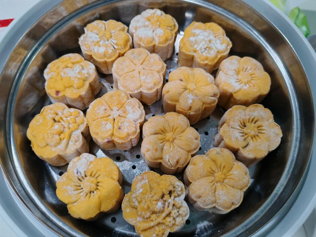 无需烤箱伪月饼