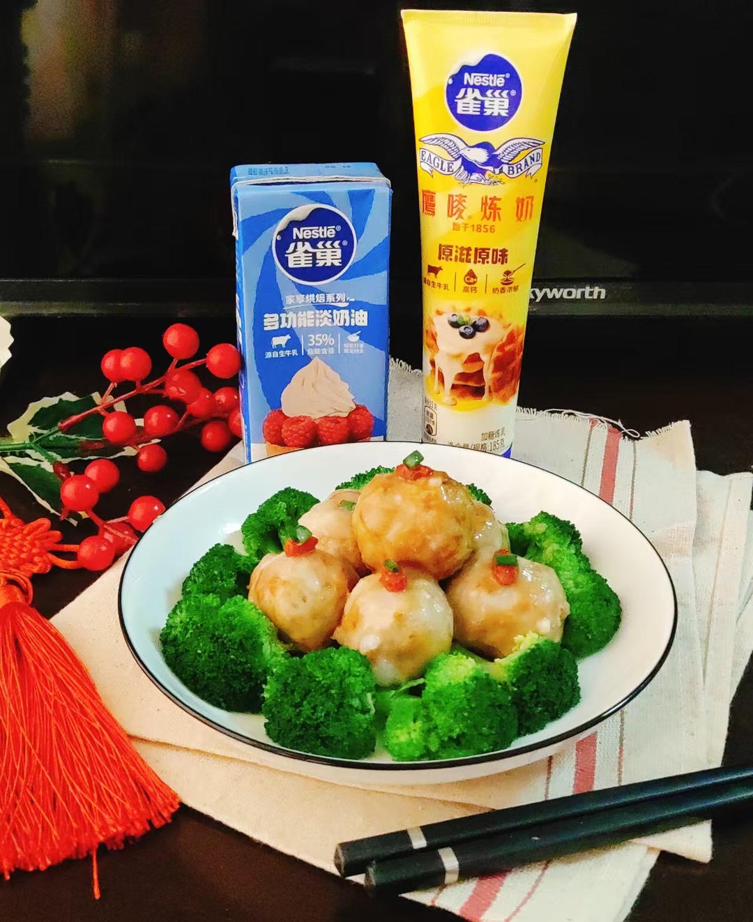 喜庆团圆｜奶香四喜丸子