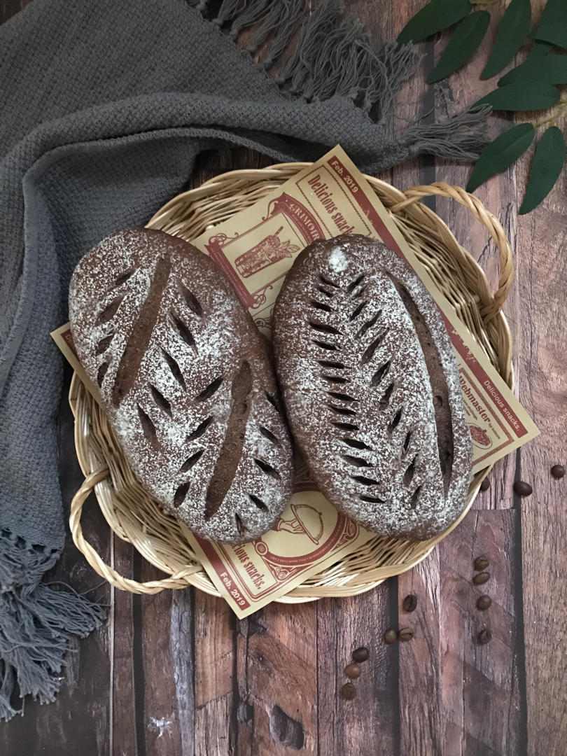 摩卡咖啡坚果软欧面包