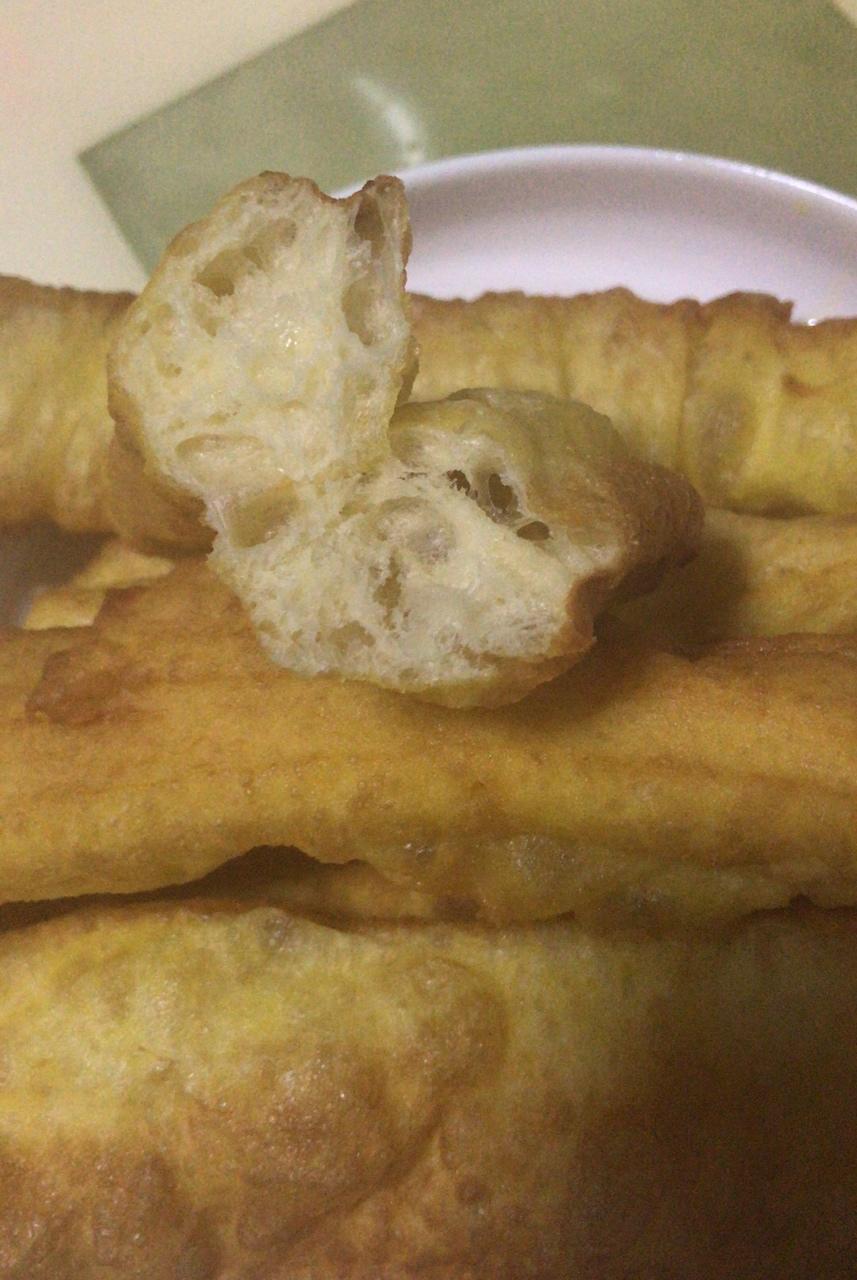 自制无泡打粉油条
