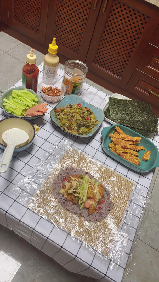 快手早餐…台湾饭团