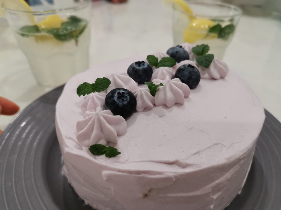蓝莓奶油小蛋糕