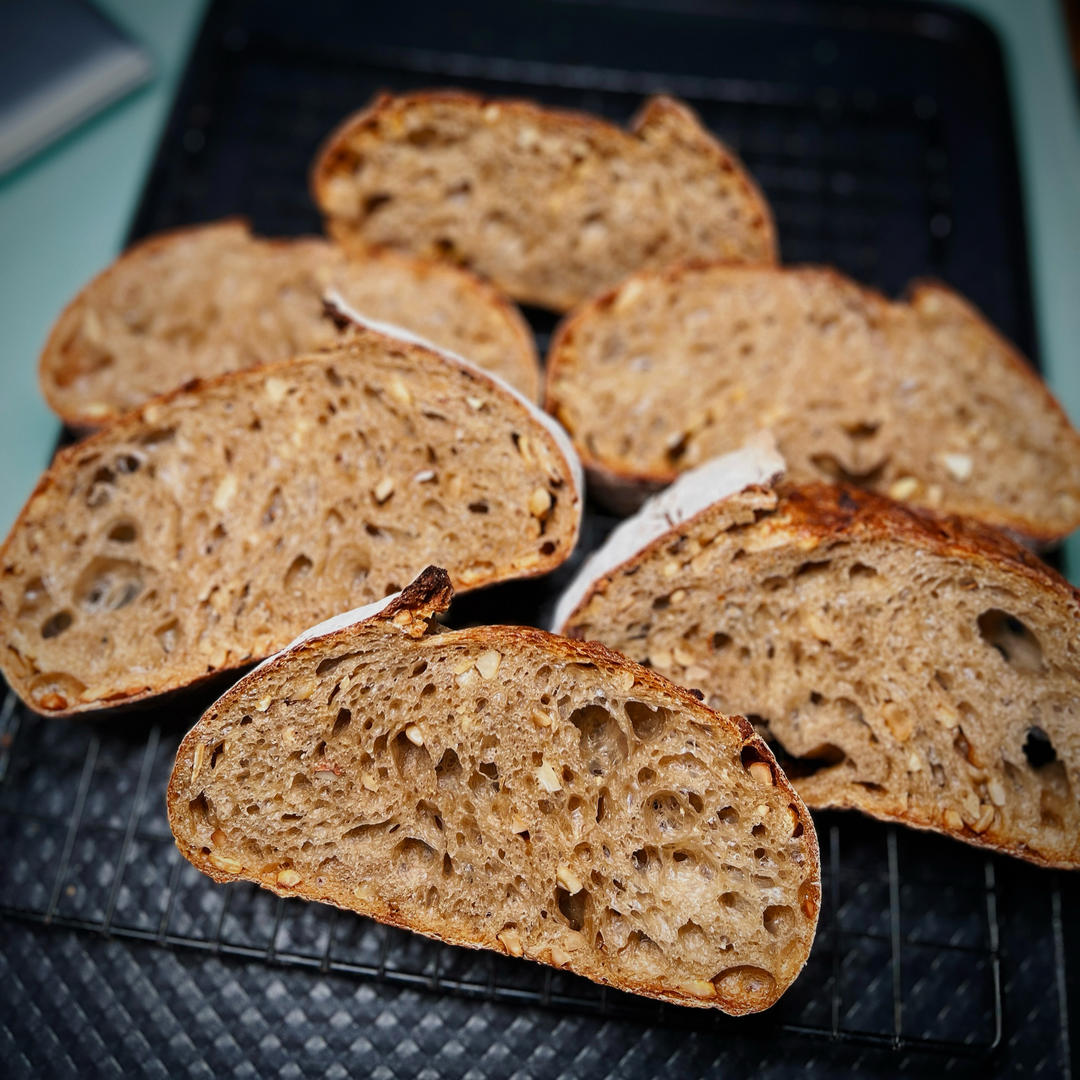 天然酵种鲁邦种硬欧包Sourdough Bread