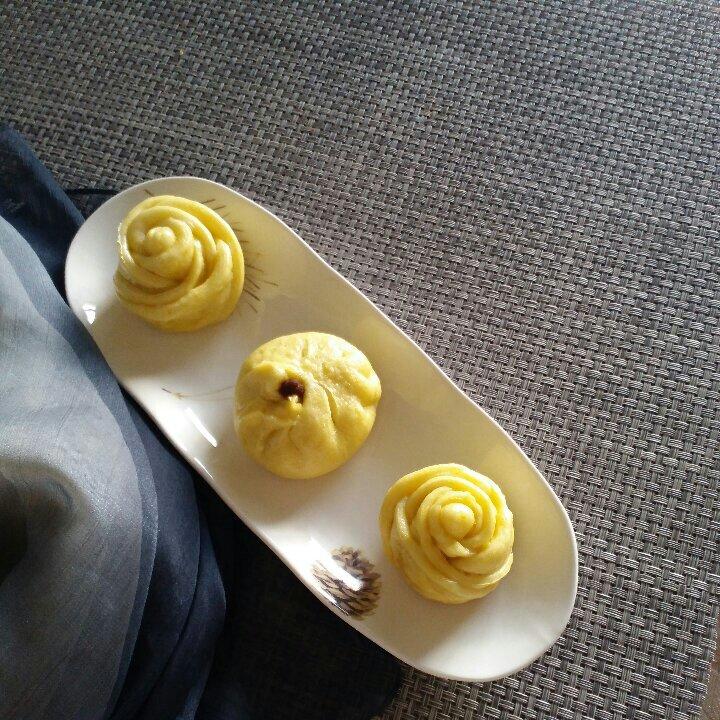 黄玫瑰馒头